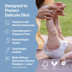 The Honest Company Clean Conscious Disposable Diapers Winter Wags & Adorably A-moosing