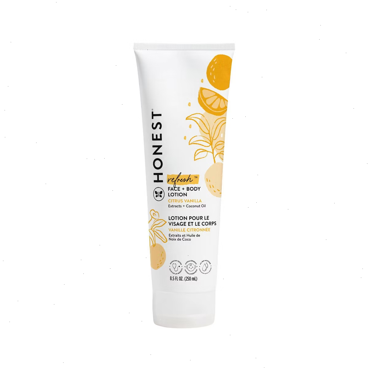 The Honest Company Refresh Face + Body Lotion - Citrus Vanilla - 8.5 fl oz